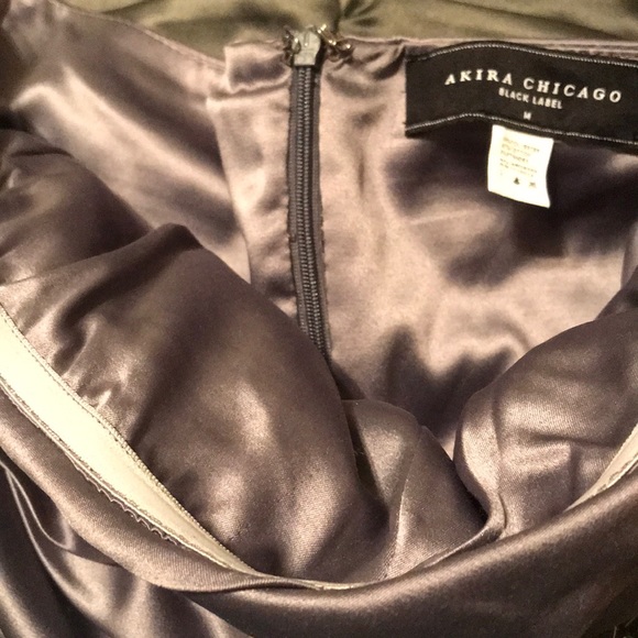 3 for $75! Akira grey mini dress size M - Picture 4 of 4
